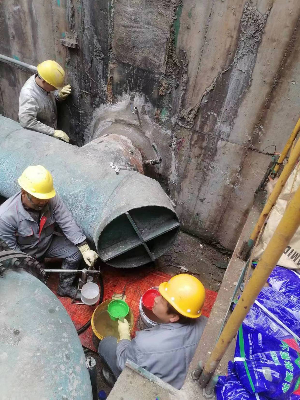 北京平谷区穿墙管堵漏